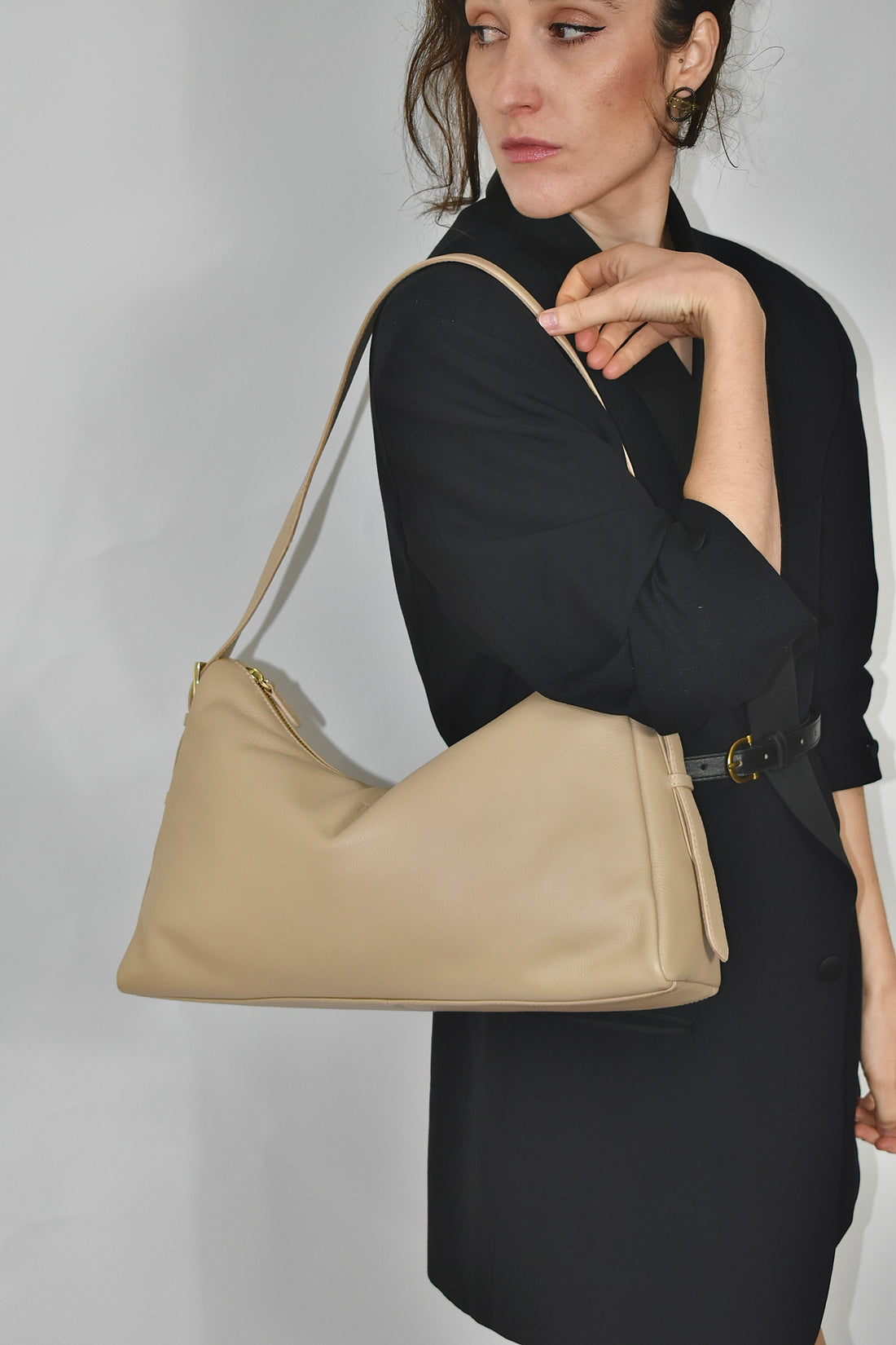 Esperance XL Bag Sand Full Grain Leather - Tidda