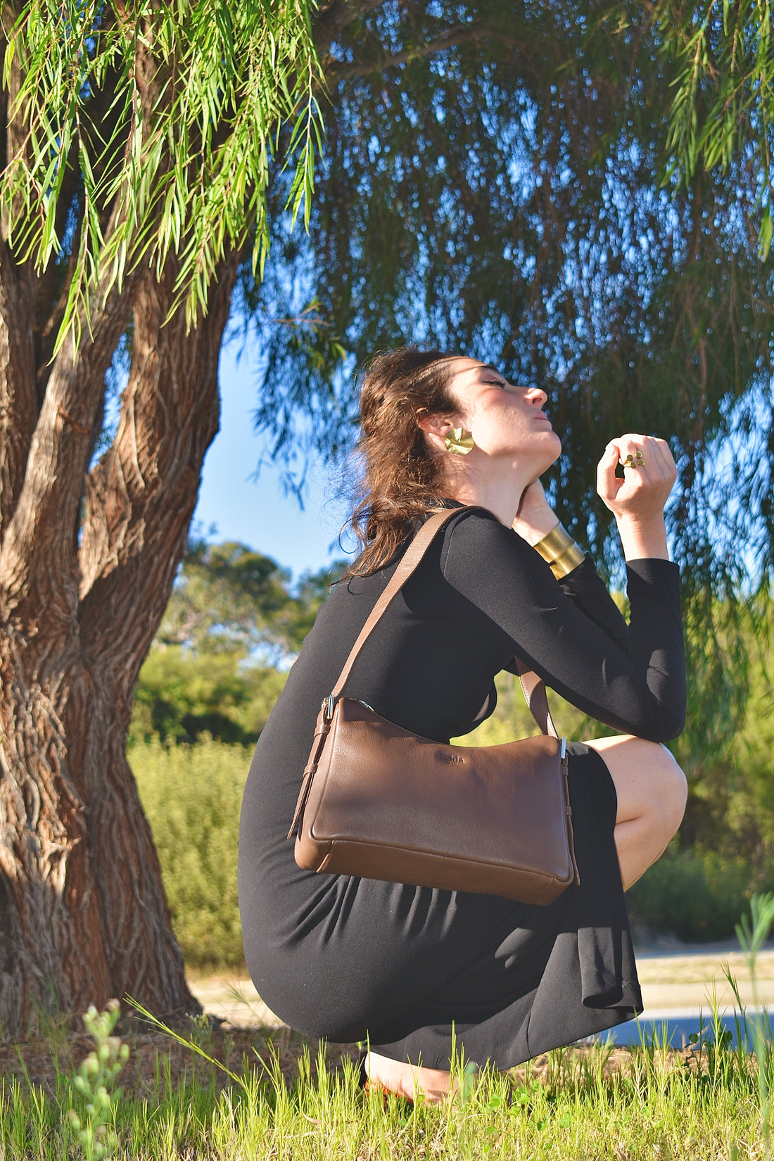 Esperance Bag Cocoa Brown Full Grain Leather - Tidda