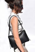 Esperance Bag Black Full Grain Leather - Tidda