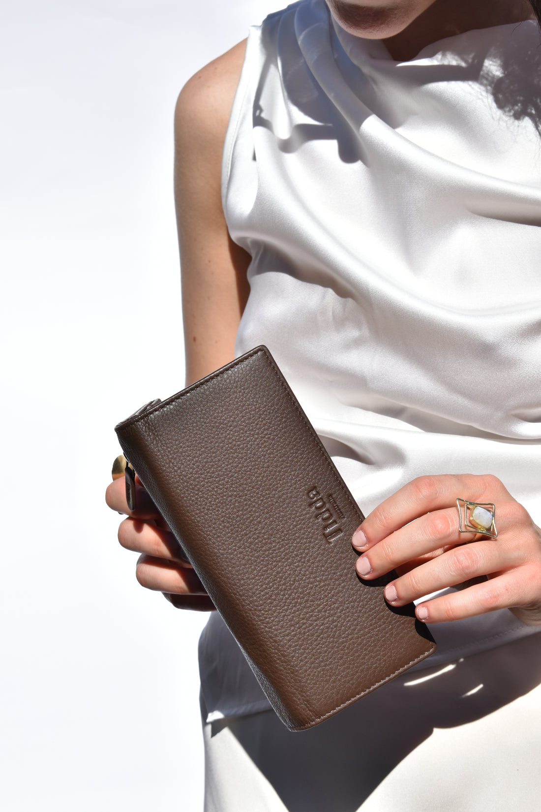 Ningaloo Wallet Cocoa Brown Full Grain Leather - Tidda