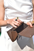 Ningaloo Wallet Cocoa Brown Full Grain Leather - Tidda