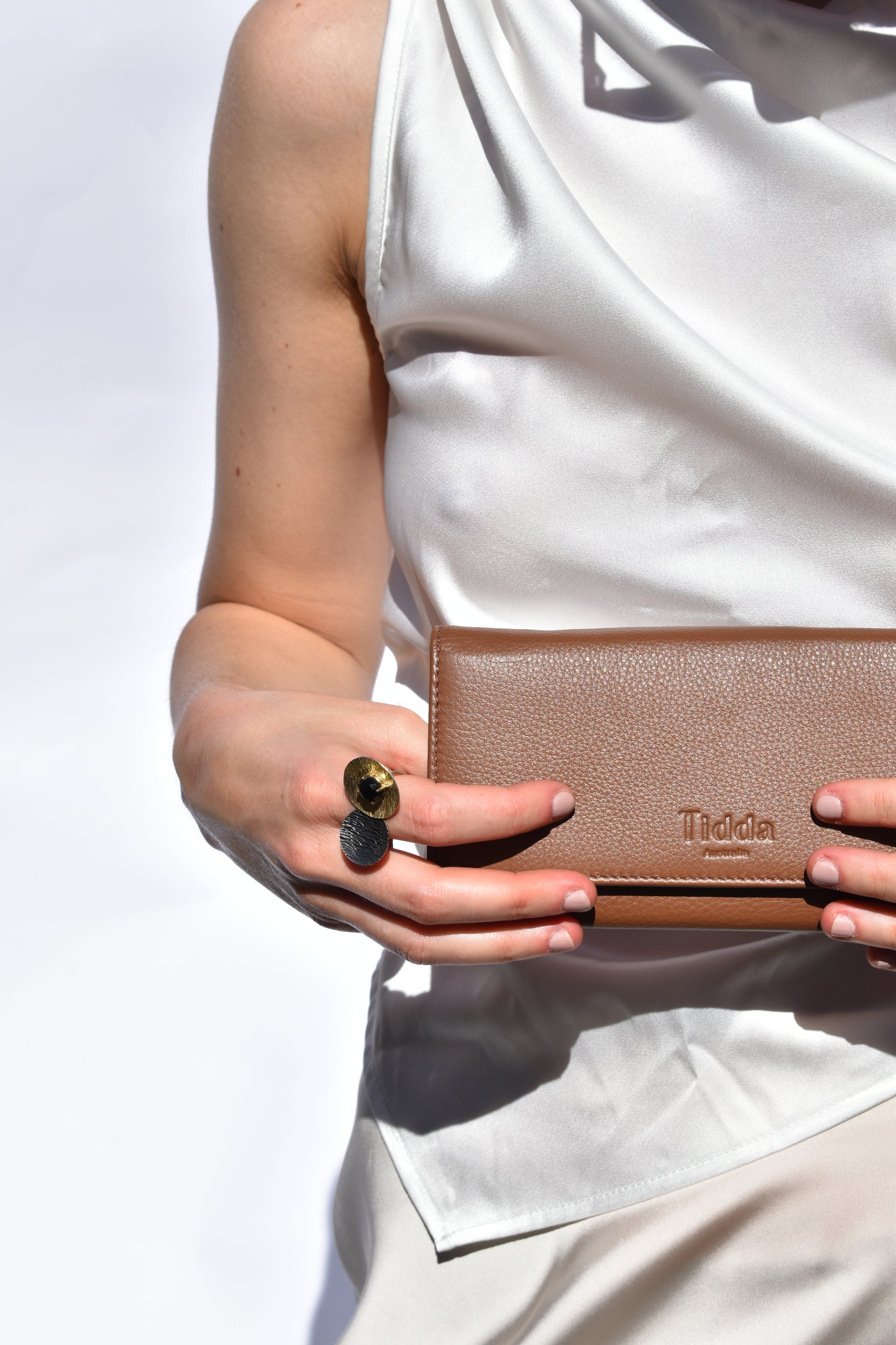 Ningaloo Wallet Mud Brown Full Grain Leather - Tidda