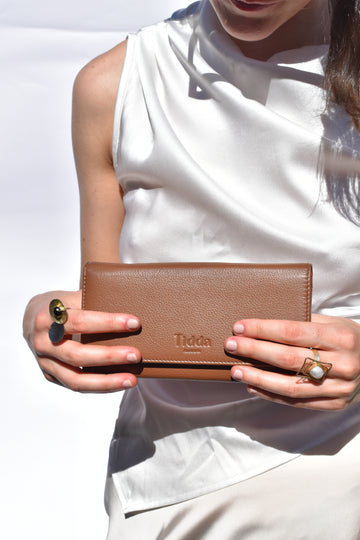 Ningaloo Wallet Mud Brown Full Grain Leather - Tidda