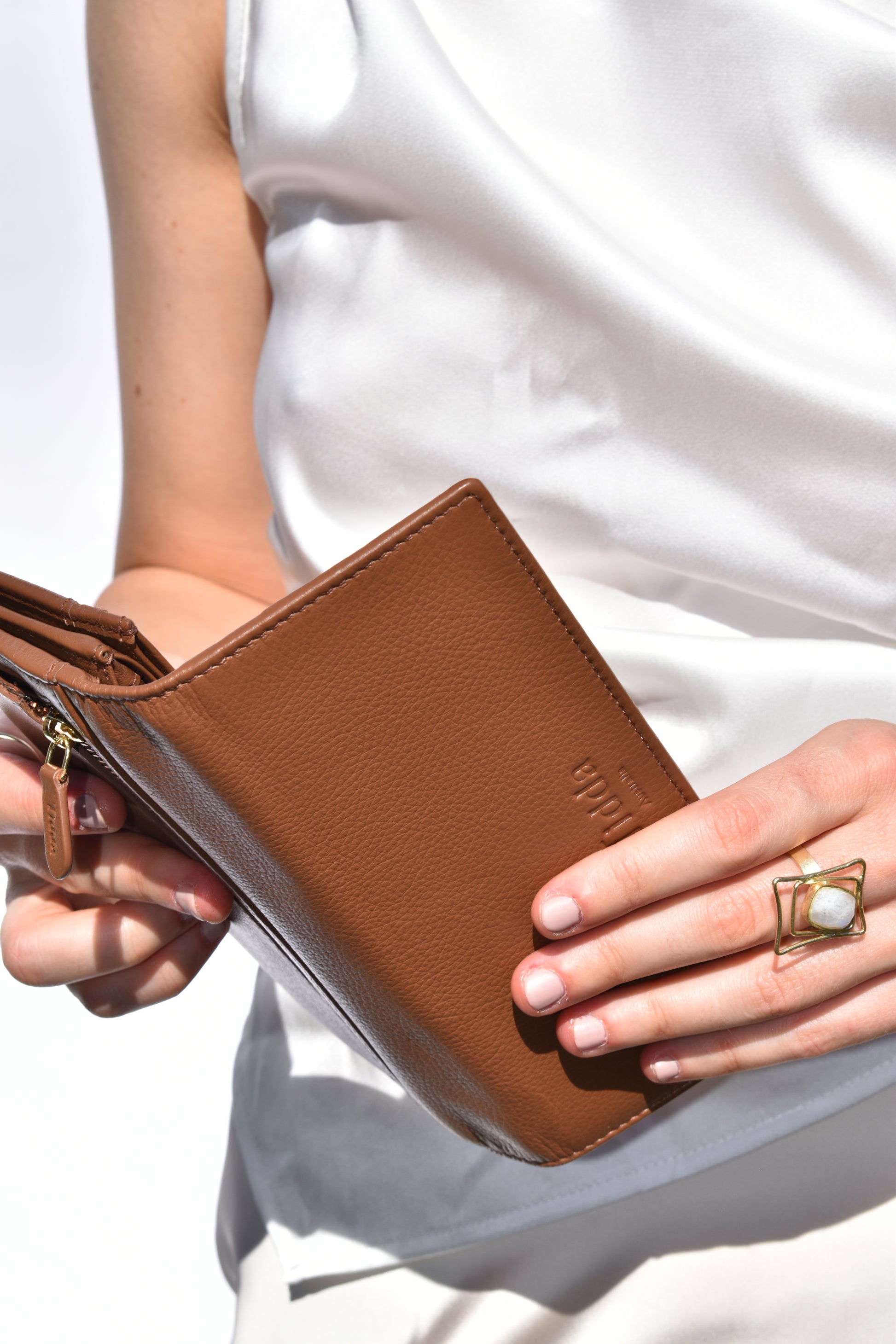 Ningaloo Wallet Mud Brown Full Grain Leather - Tidda