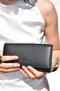 Ningaloo Wallet Black Full Grain Leather - Tidda