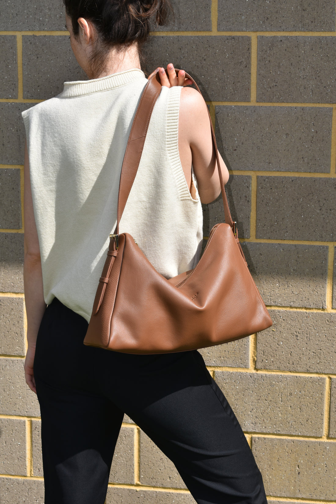 Esperance XL Bag Mud Brown Full Grain Leather - Tidda