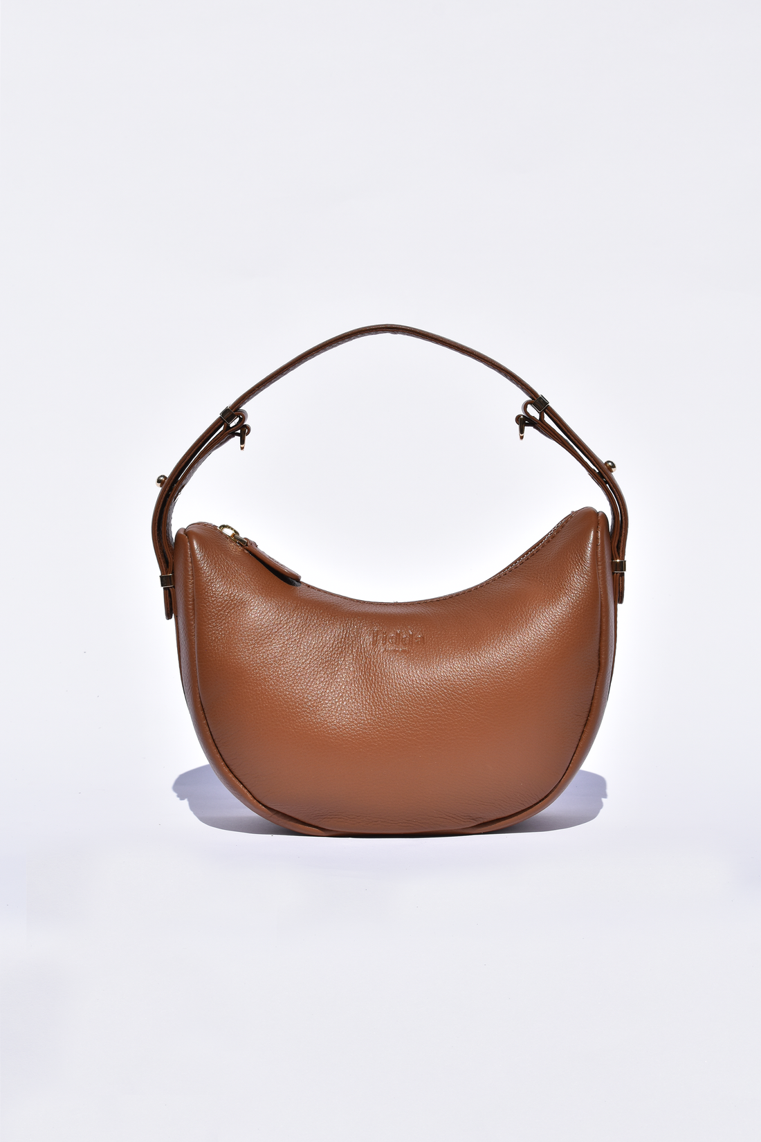 Elizabeth Bag Mud Brown Full Grain Leather - Tidda