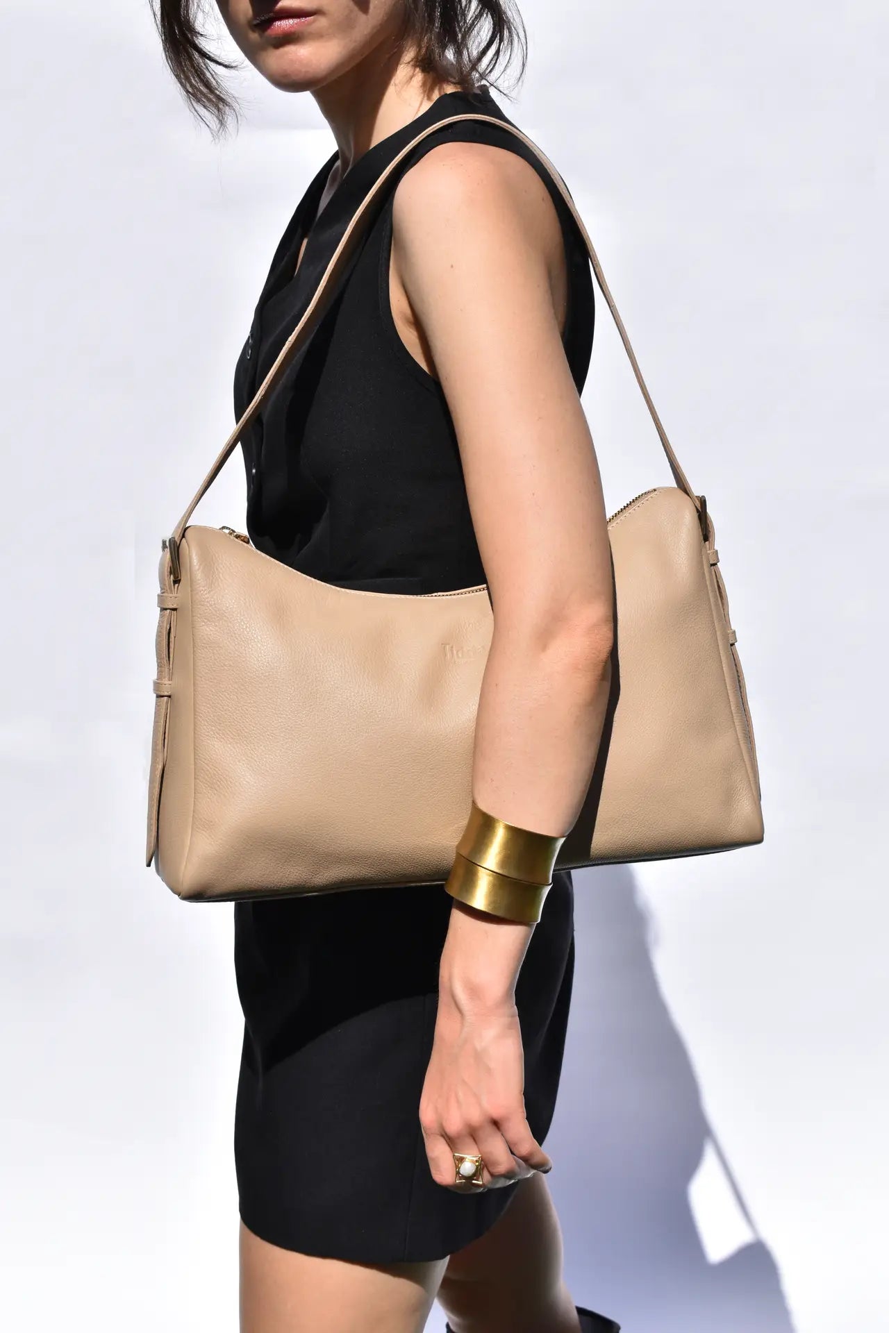 Esperance XL Bag Sand Full Grain Leather - Tidda