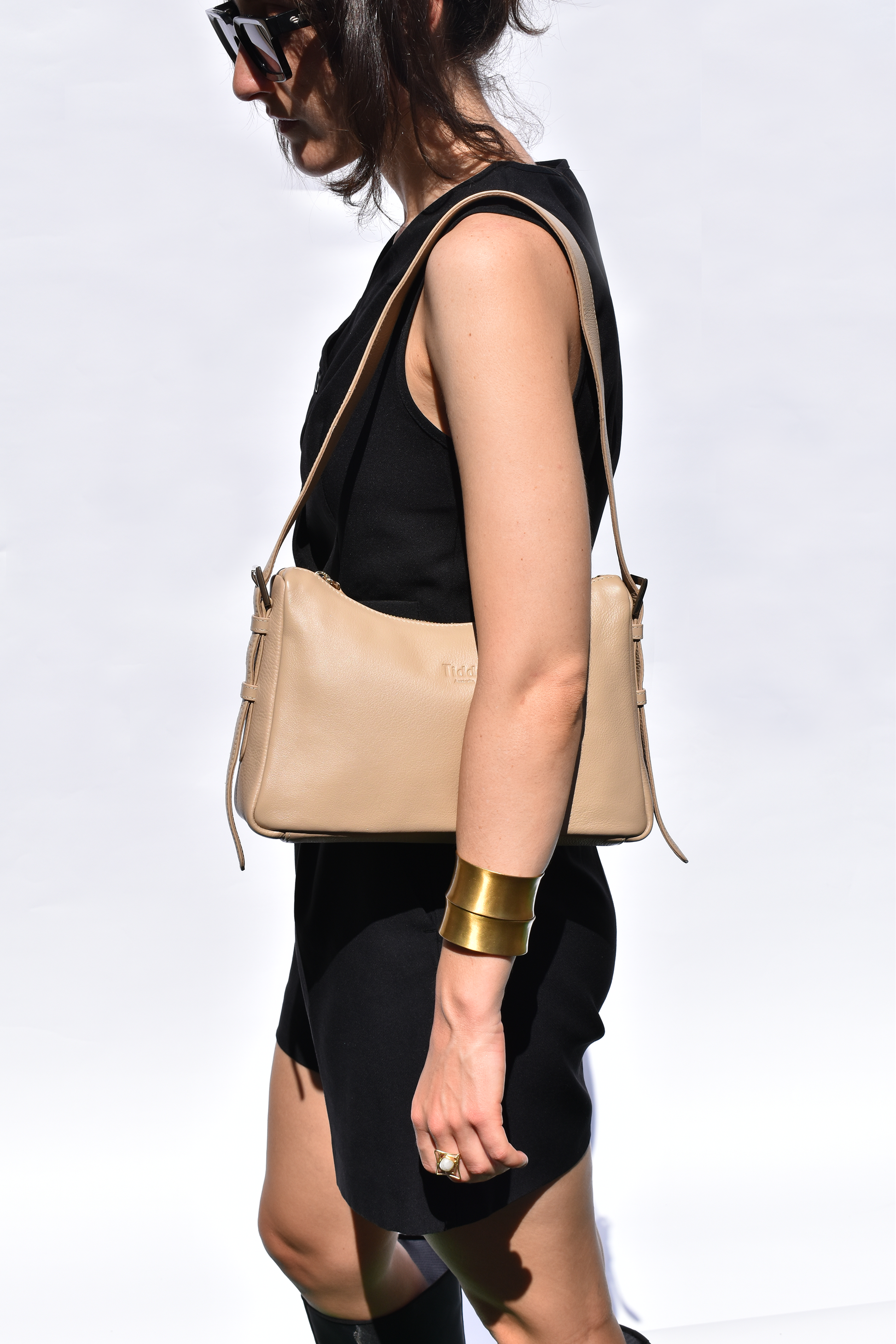 Esperance Bag Sand Full Grain Leather - Tidda