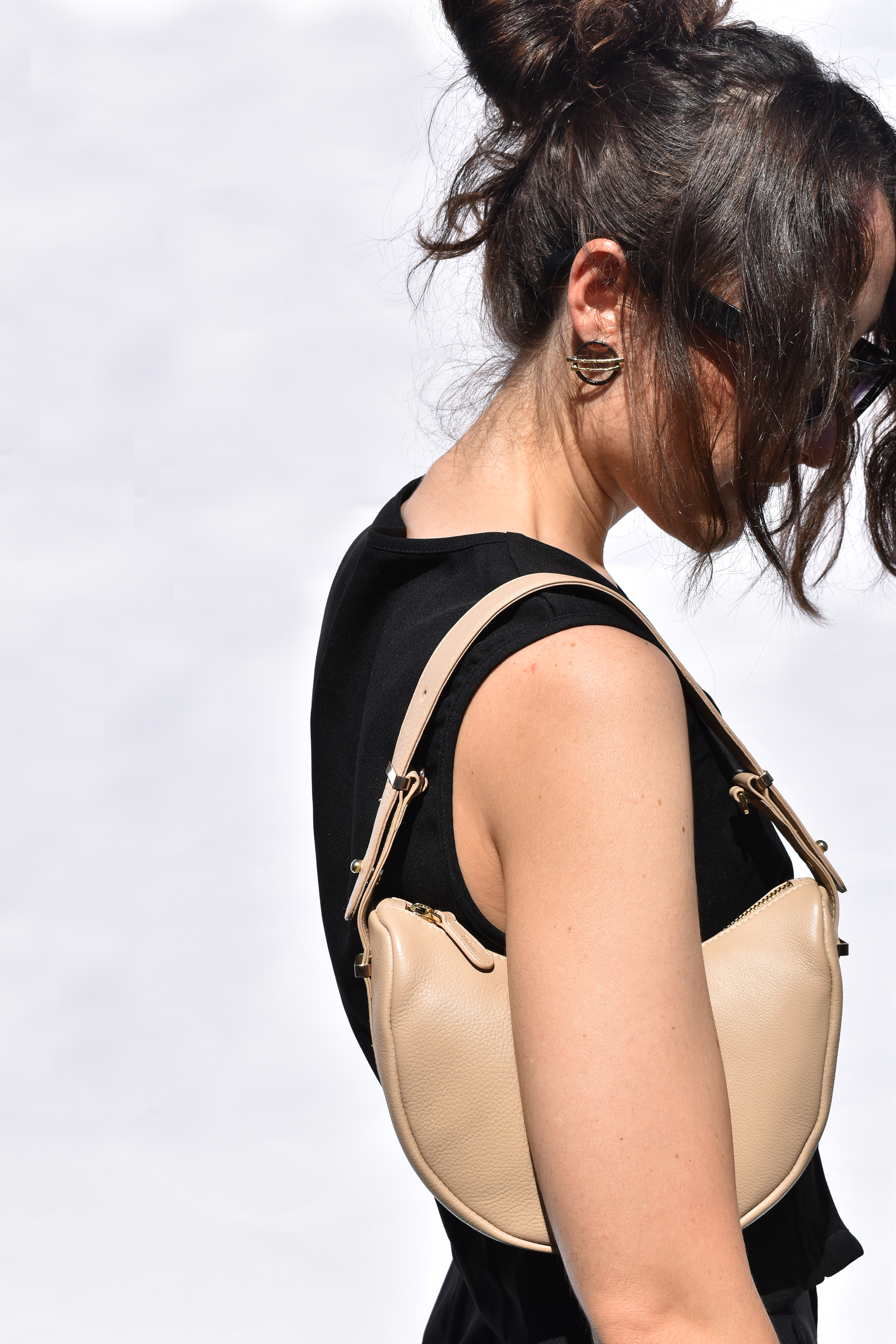 Elizabeth Bag Sand Full Grain Leather - Tidda