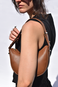 Elizabeth Bag Mud Brown Full Grain Leather - Tidda