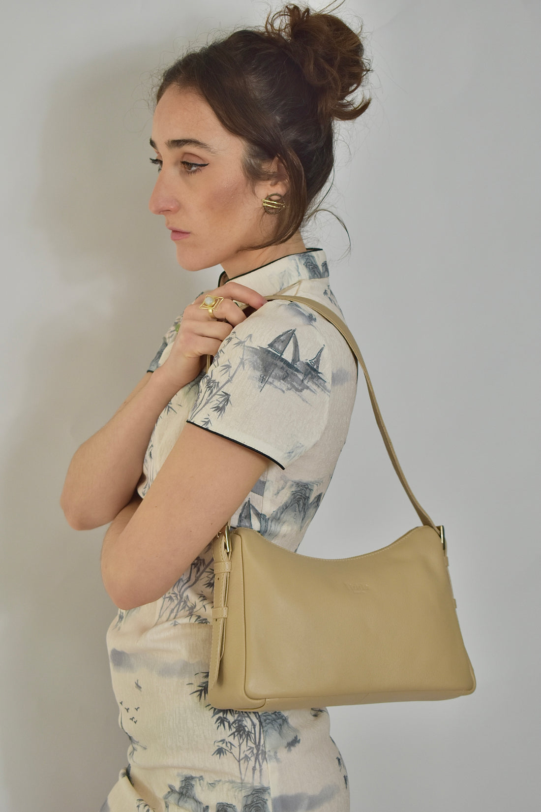 Esperance Bag Sand Full Grain Leather - Tidda