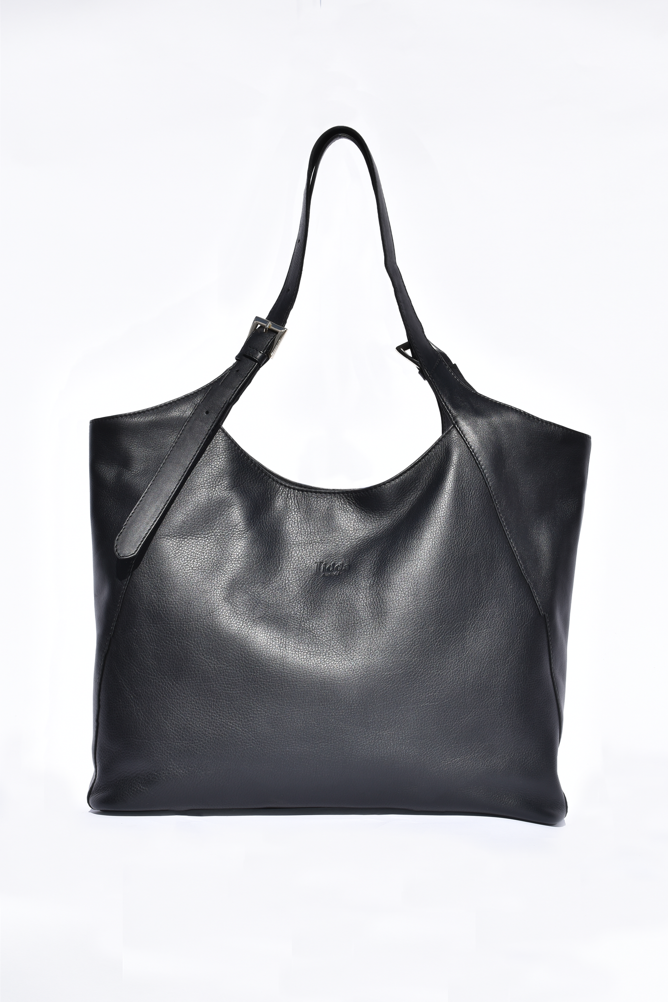 Margaret Tote Black Full Grain Leather - Tidda