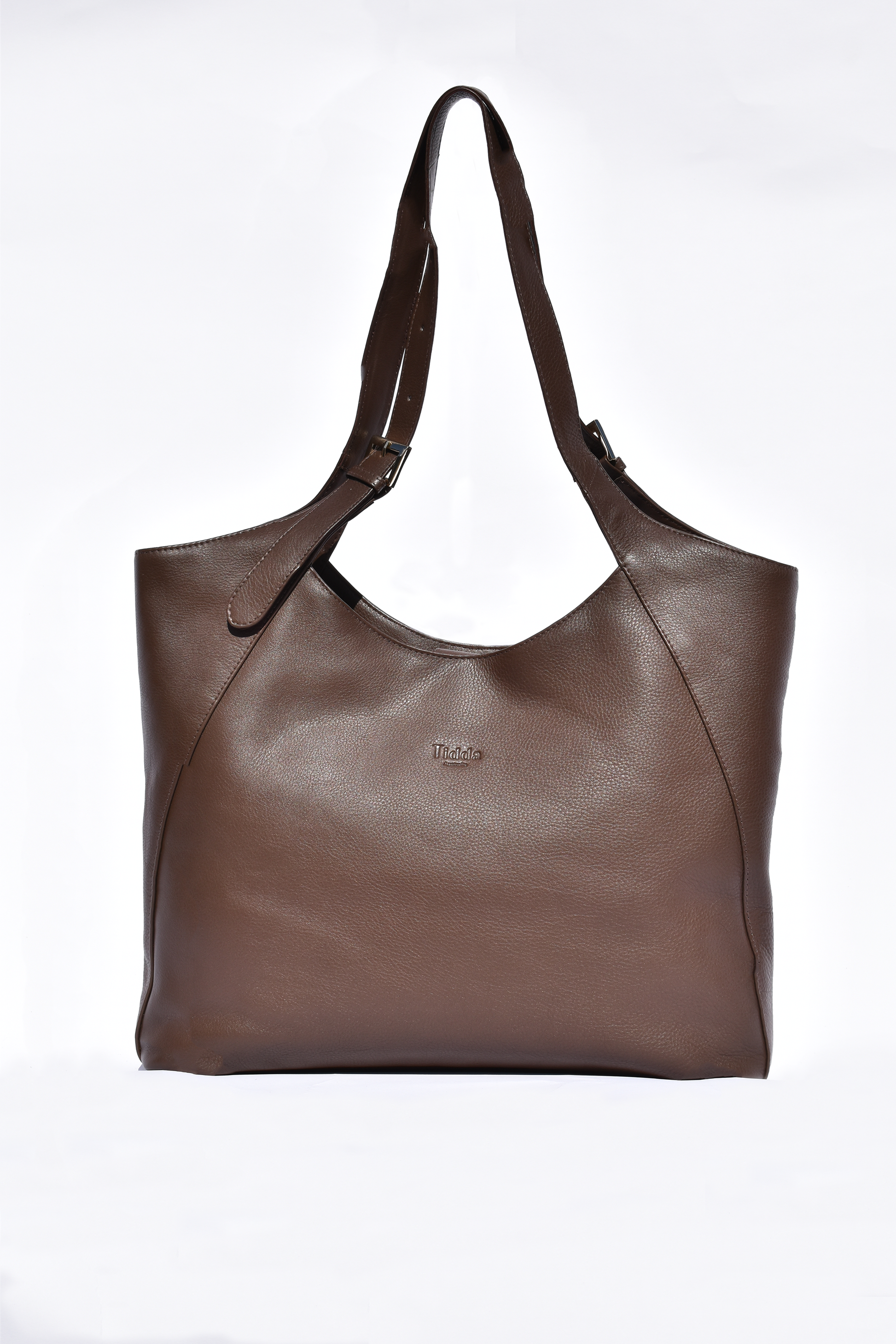 Margaret Tote Cocoa Brown Full Grain Leather - Tidda