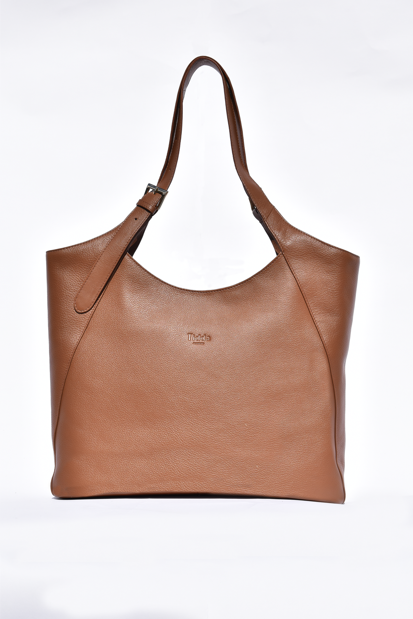 Margaret Tote Mud Brown Full Grain Leather - Tidda