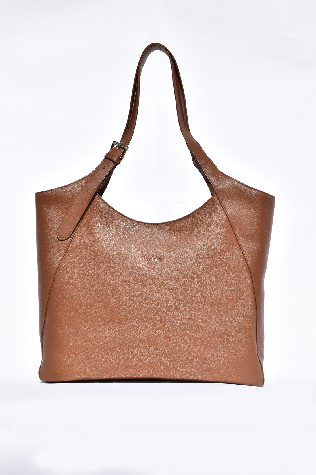 Margaret Tote Mud Brown Full Grain Leather - Tidda