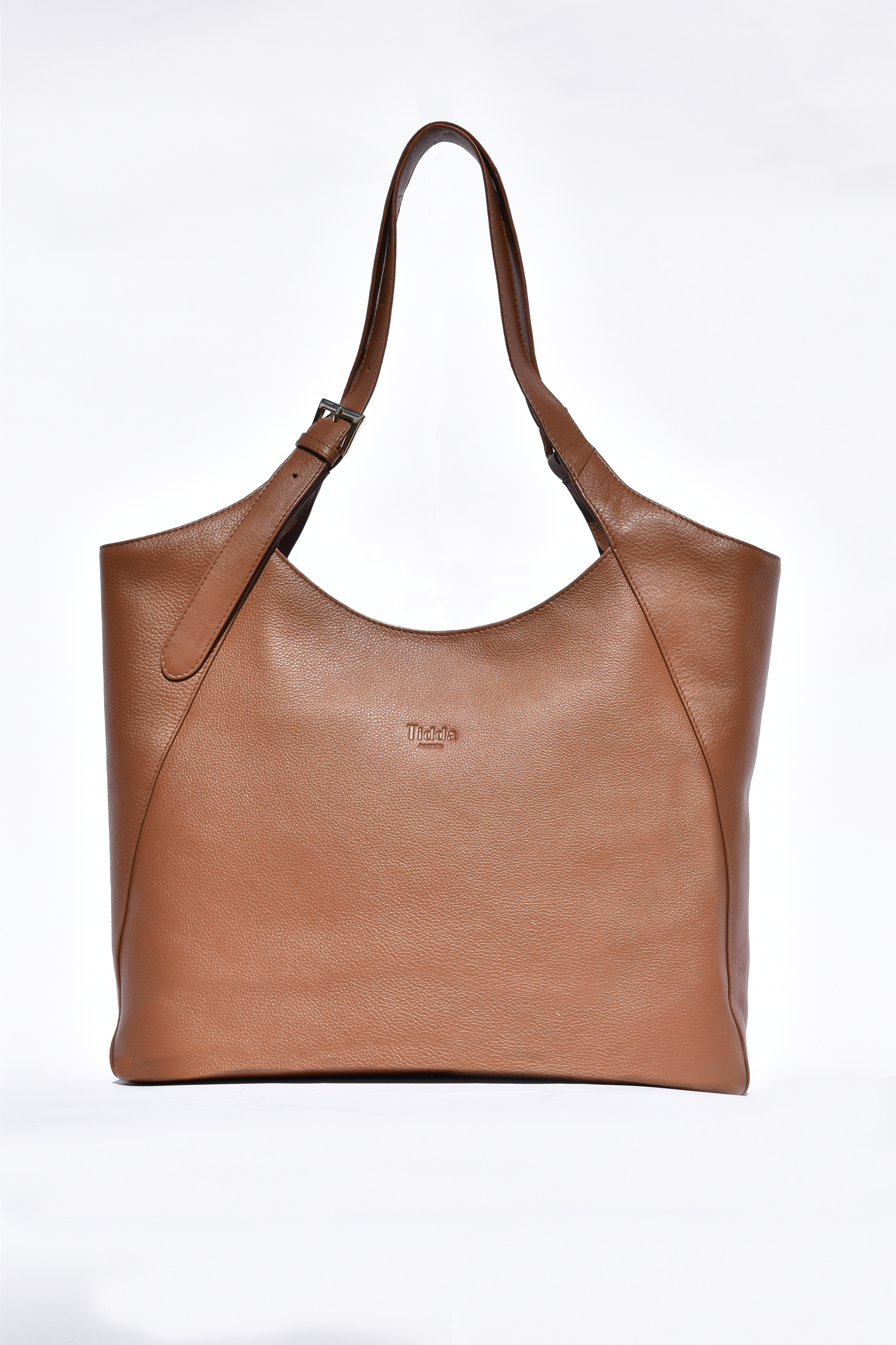 Margaret Tote Mud Brown Full Grain Leather - Tidda
