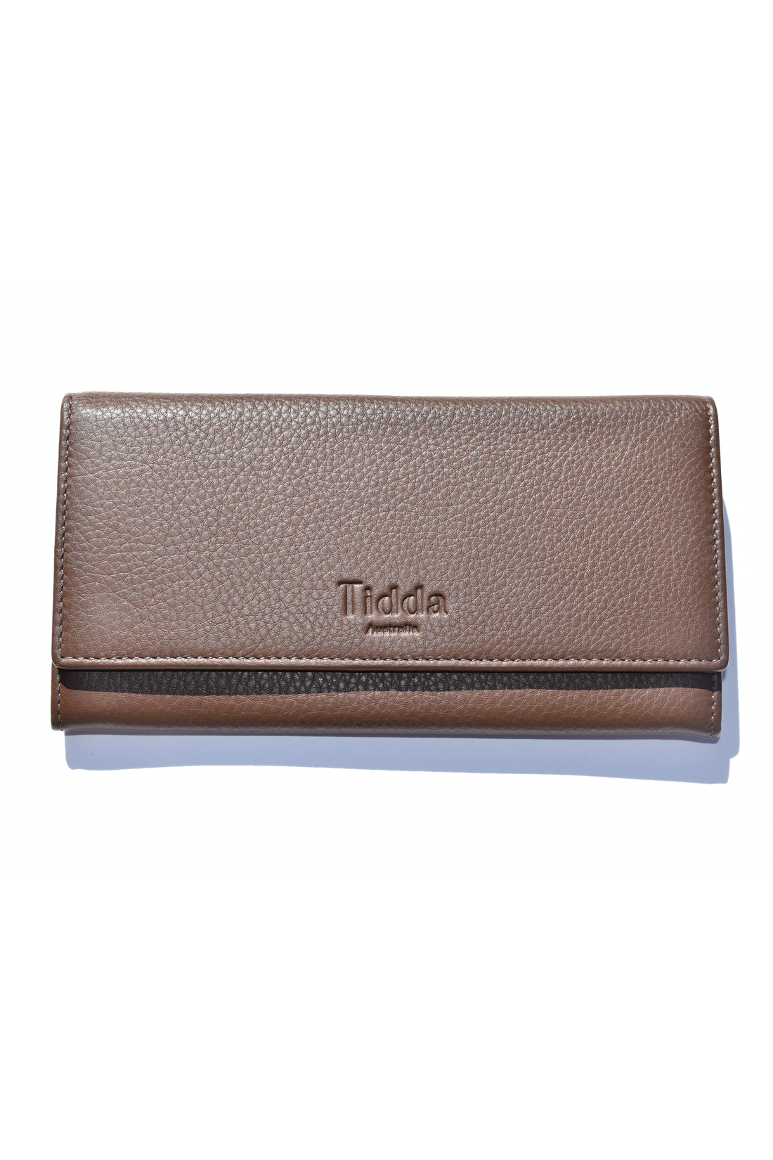 Ningaloo Wallet Cocoa Brown Full Grain Leather - Tidda