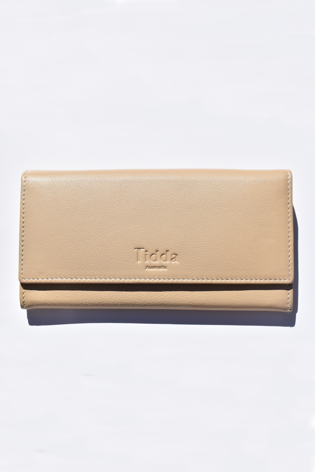 Ningaloo Wallet Sand Full Grain Leather - Tidda
