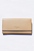 Ningaloo Wallet Sand Full Grain Leather - Tidda