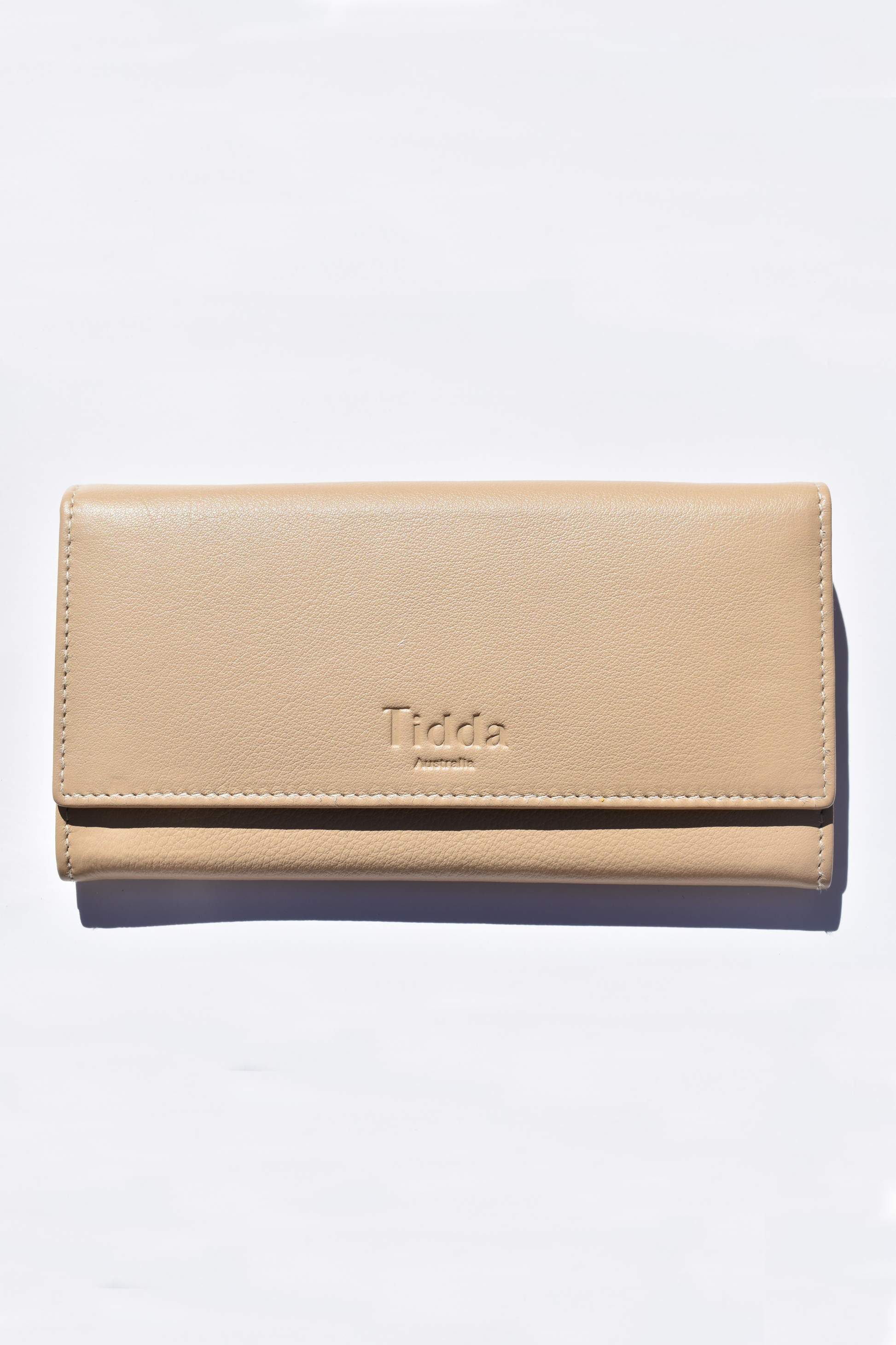 Ningaloo Wallet Sand Full Grain Leather - Tidda